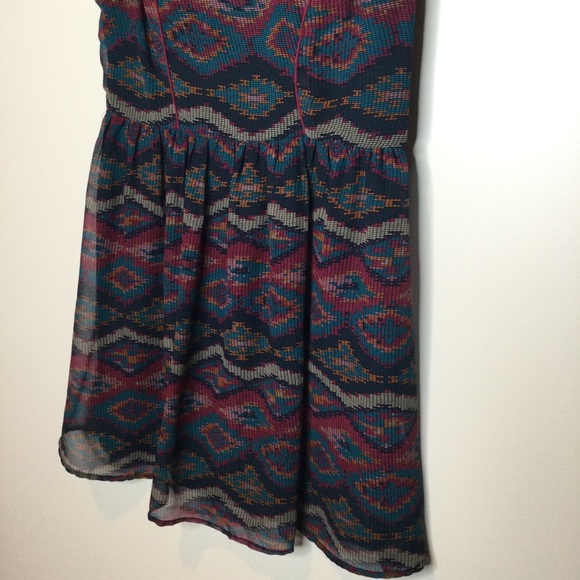 Band of Gypsies Geometric Print Dress Size Medium - Picture 4 of 6